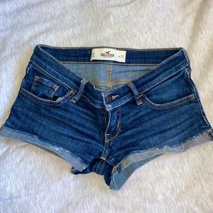 Hollister Low Rise Denim Shorts